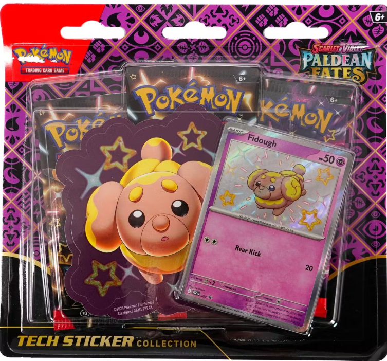 Pokemon: Scarlet & Violet Paldean Fates - Tech Sticker Collection (Random)