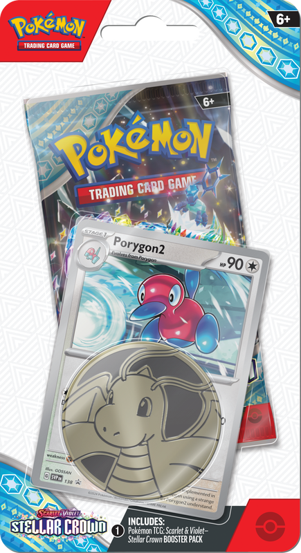 Pokemon: Scarlet & Violet Stellar Crown - Checklane Blister Pack (Random Promo)