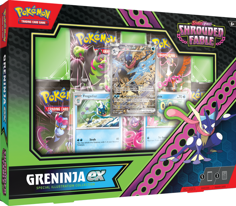 Pokemon: Scarlet & Violet Shrouded Fable - Greninja ex Special Illustration Collection