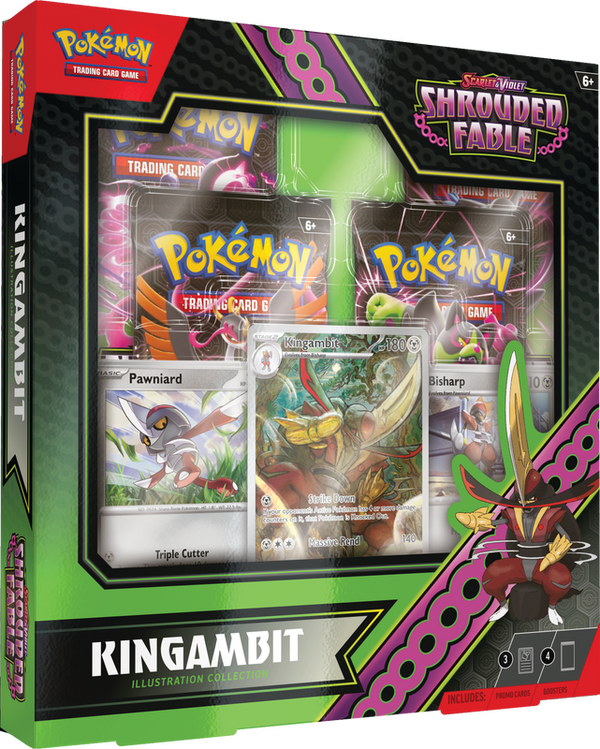 Pokemon: Scarlet & Violet Shrouded Fable - Kingambit Illustration Collection