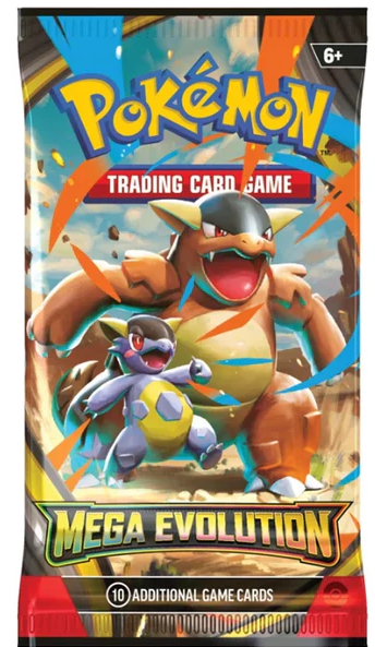 pokemon trading card game: mega evolution booster box Over 180 cards Buttons/Cartridge:orange How to Play One Cartas de Magic