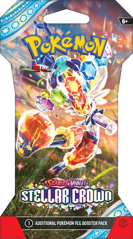 Pokemon: Scarlet & Violet Stellar Crown - Booster Pack (Sleeved)