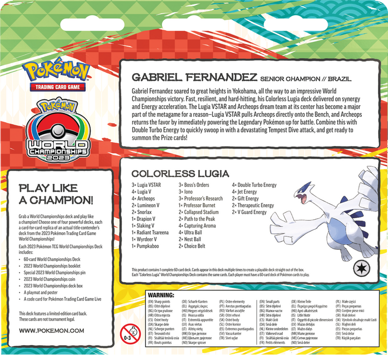Pokemon: 2023 World Championships Deck - Colorless Lugia