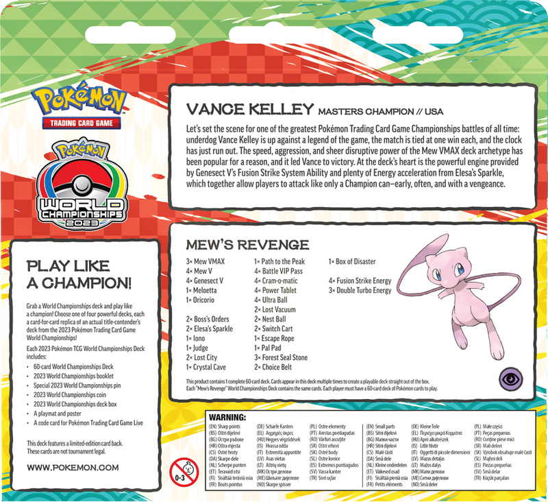 pokemon trading card game world championship deck Pokemon: 2023 World Championships Deck
