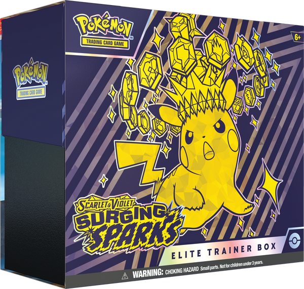 PRE-ORDER: Scarlet & Violet Surging Sparks - Elite Trainer Box (EARLY RELEASE: 11/04/2024)