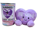 Canned Gifts: Canned Be Mine Candy Heart Plush