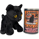 Canned Gifts: Black Cat Plush (Salem, MA Edition)
