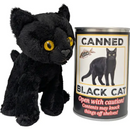 Canned Gifts: Salem the Canned Black Cat Plush