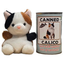 Canned Gifts: Canned Calico Cat Plush