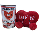 Canned Gifts: Canned Luv Ya Heart Plush