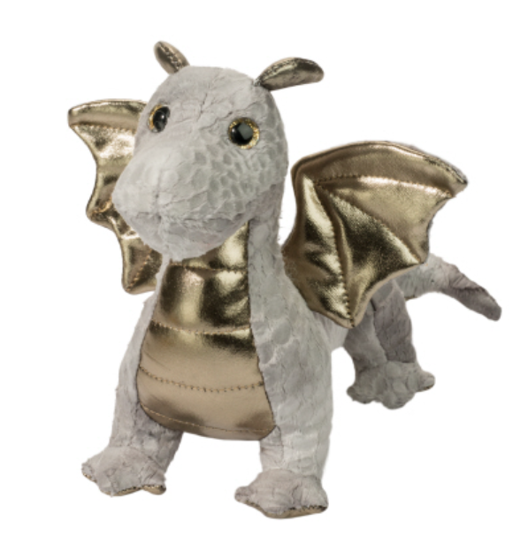 Hydra Silver Dragon Plush