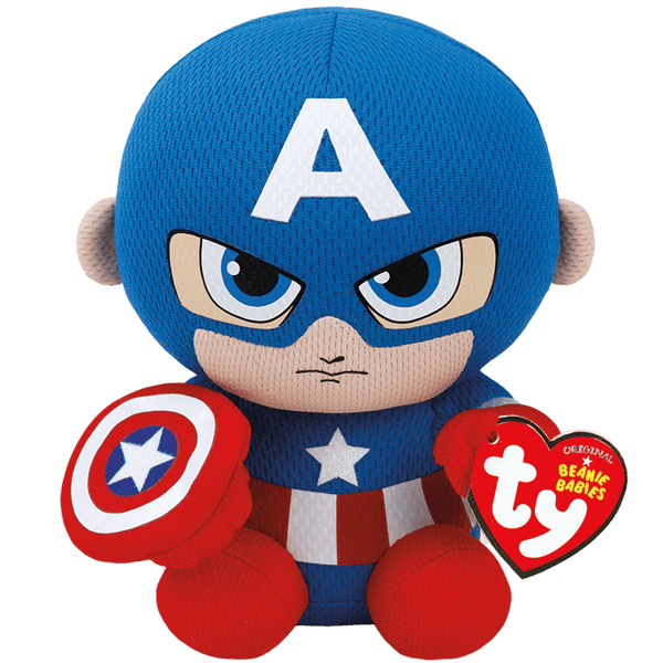 TY: Marvel - Captain America Plush 13"