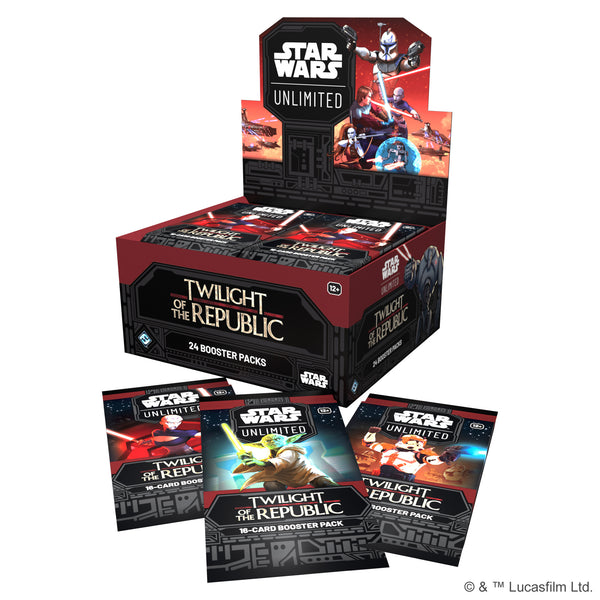 PRE-ORDER: Twilight of the Republic - Booster Box (24 Booster Packs) (RELEAASE DATE: 11/08/2024)