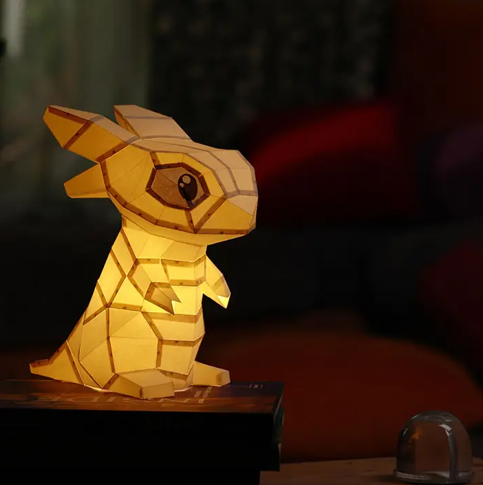 PaperCraft World: Origami Model - Baby Dragon Lamp Kit