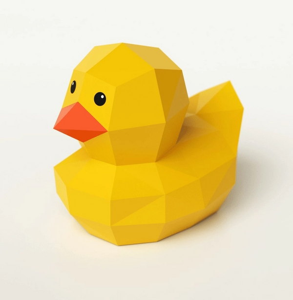 PaperCraft World: Origami Model - Rubber Duck 3D Kit