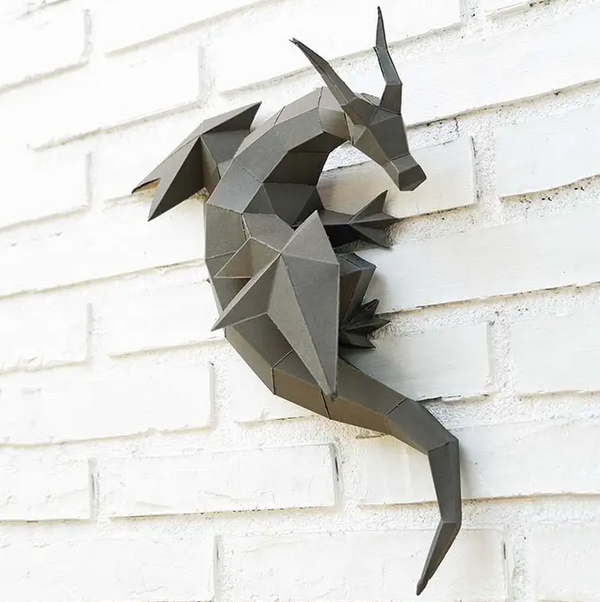 PaperCraft World: Origami Model - Dragon Wall Art Kit