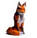 PaperCraft World: Origami Model - Fox 3D Kit