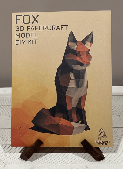 PaperCraft World: Origami Model - Fox 3D Kit