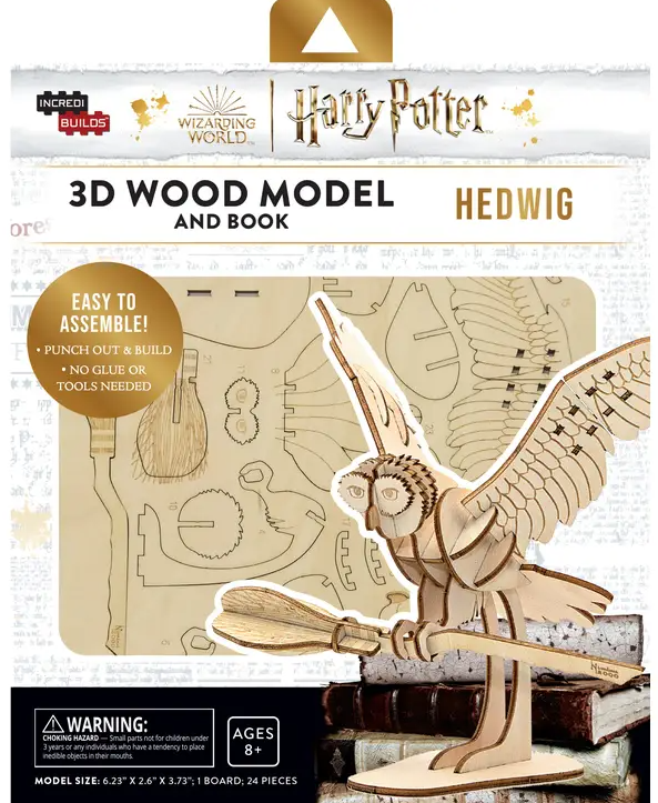 Harry Potter: Hedwig 3D Wood Model Set