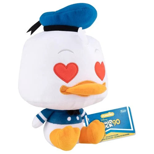 Disney: Plush - Donald Duck with Heart Eyes 7" Plush (90th Anniversary)