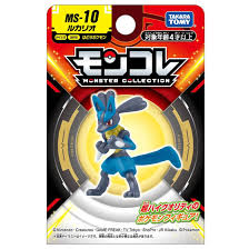 Pokemon: Takara Tomy - Lucario Mini Figure (MS-10)