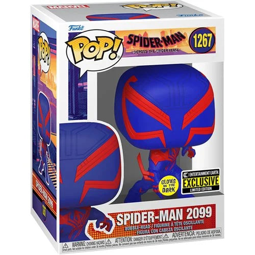 Marvel: Funko Pop! - Across the Spider-Verse Spider-Man 2099 GITD #1267 (EE Exclusive)