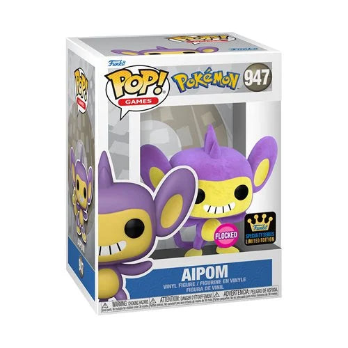 Pokemon: Funko Pop! - Aipom (Flocked Specialty Series) #947