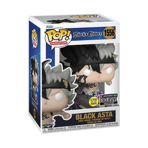 Black Clover: Funko Pop! - Black Asta (GITD) #1556 (EE Exclusive)