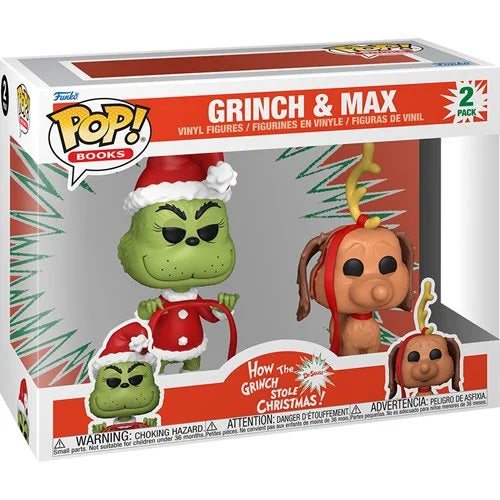 How the Grinch Stole Christmas: Funko Pop! - Grinch & Max 2 Pack