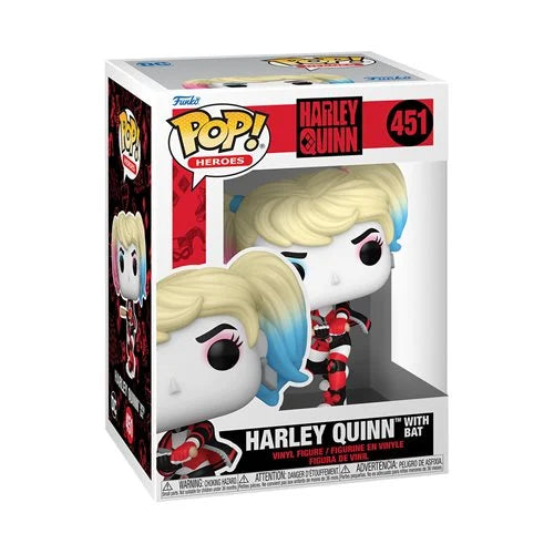 Harley Quinn: Funko Pop! - Harley Quinn With Bat #451