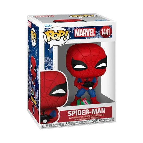 Marvel: Funko Pop! - Holiday Spider-Man w/ Open Gift  #1441