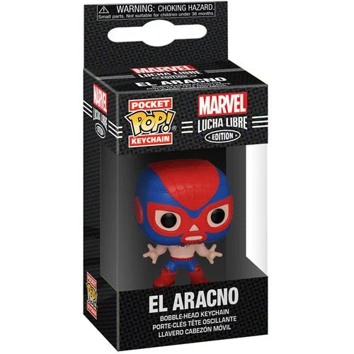 Marvel: Funko Pop! Keychain - Luchadores El Aracno Spider-Man