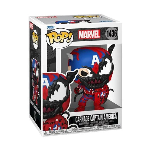 Marvel: Funko Pop! - Carnage Captain America #1436