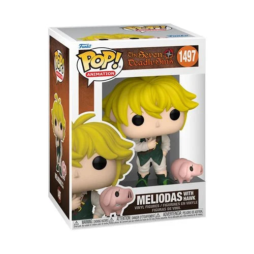 The Seven Deadly Sins: Funko Pop! - Meliodas w/ Hawk