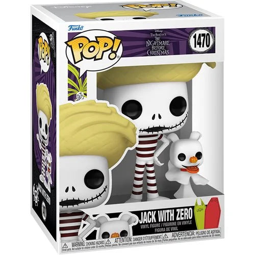 The Nightmare Before Christmas: Funko Pop! - Jack with Zero #1470 (Beach)