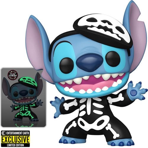 Disney: Funko Pop! - Skeleton Stitch #1234 (CHASE) (EE Exclusive)
