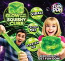 Fun Doh Glow in the Dark Cube Squish Toy (random)