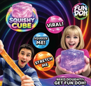 Fun Doh Sparkle Cube Squish Toy (random)