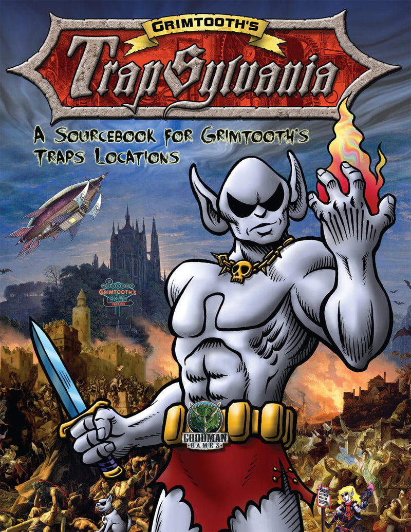 Dungeon Crawl Classics: Grimtooth's Trapsylvania (DCC Sourcebook, Hardcover Edition)