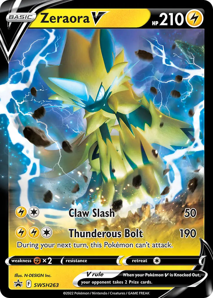 Zeraora V Battle Deck Promo Code