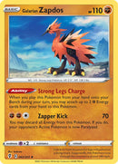 PTCGL Code: Galarian Zapdos 082/203 Holo Promo Code