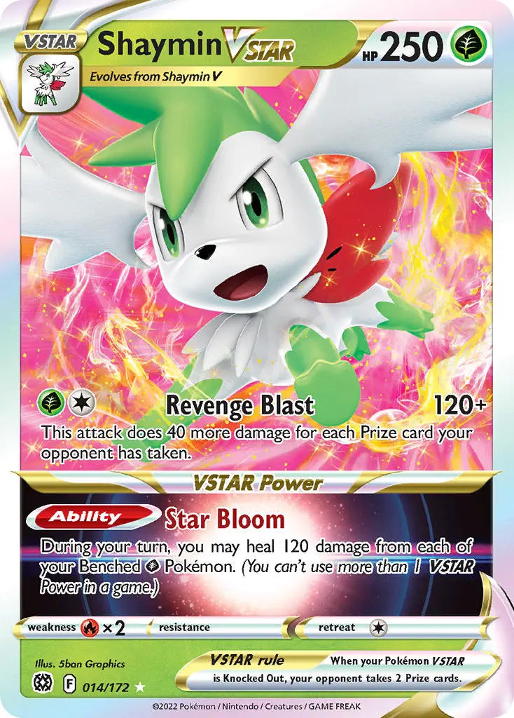 Shaymin VStar 014/172 PTCGL Promo Code