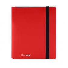 Ultra PRO: 4-Pocket Eclipse PRO-Binder - Apple Red