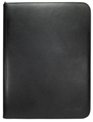 Ultra PRO: 9-Pocket Zippered Vivid PRO-Binder - Black