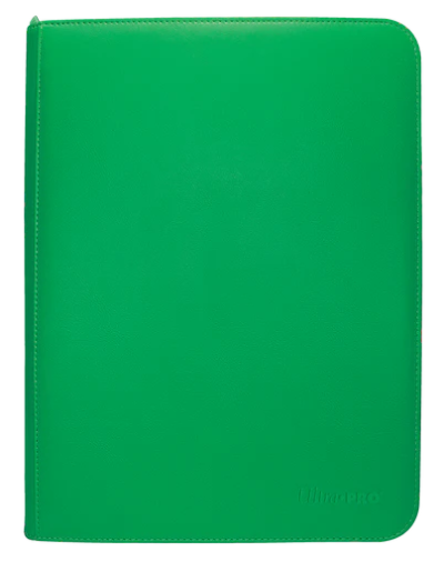Ultra PRO: 9-Pocket Zippered Vivid PRO-Binder - Green
