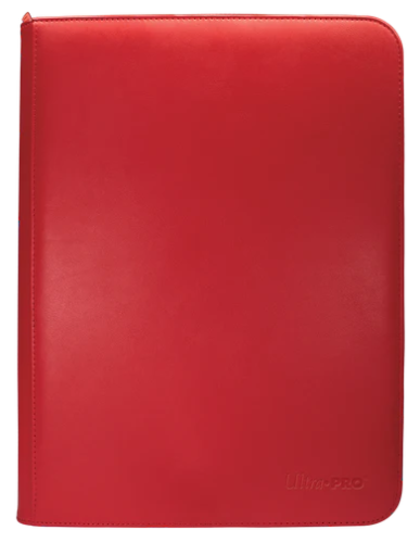 Ultra PRO: 9-Pocket Zippered Vivid PRO-Binder - Red
