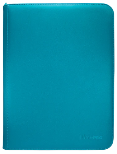 Ultra PRO: 9-Pocket Zippered Vivid PRO-Binder - Teal