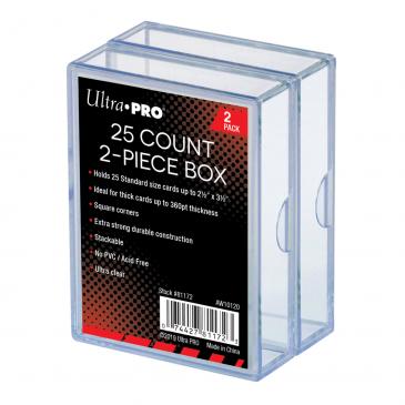 Ultra PRO: Clear Card Storage Box (2 Pack)