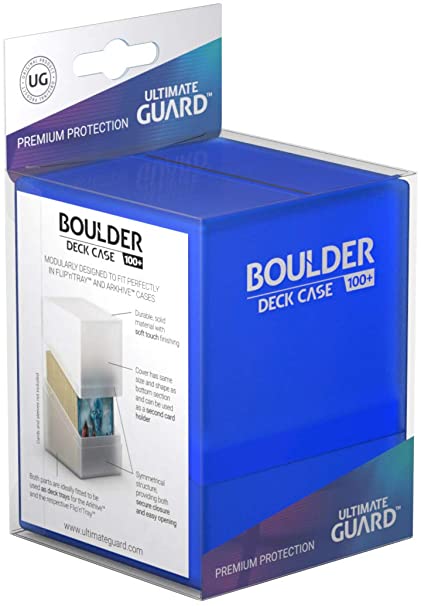 Ultimate Guard: Boulder 100+ Deck Case - Sapphire