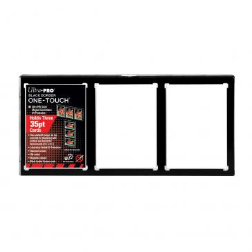 Ultra PRO: 3-Card Black Frame Magnetic Holder